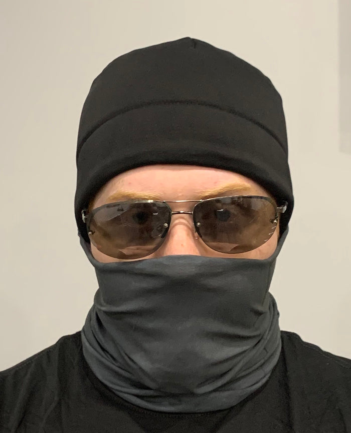 Neck Gaiter-Gray Neck Gaiter.