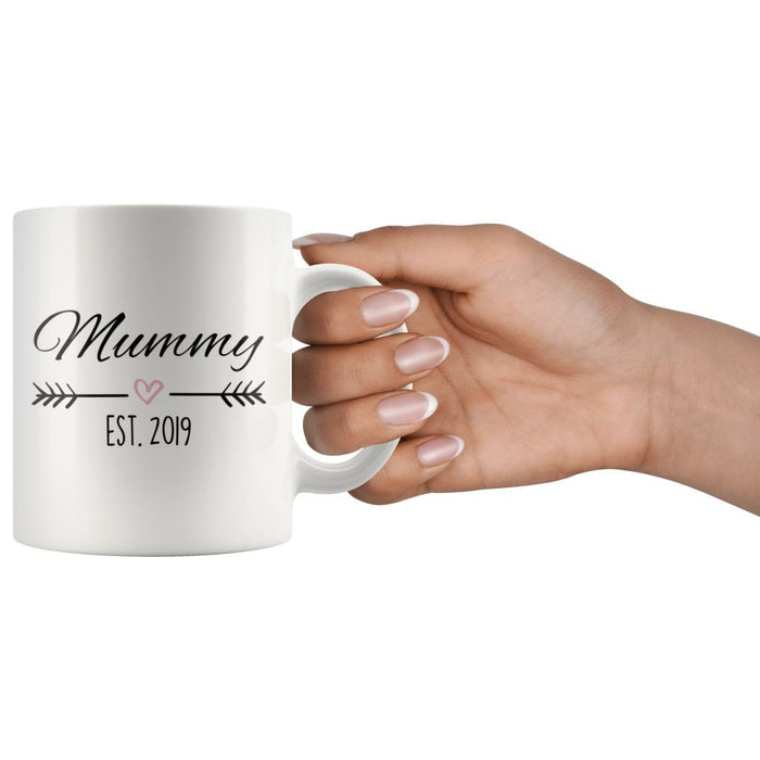 New Mom Gift UK: Mummy Est. 2010 Coffee Mug $14.99 | Drinkware