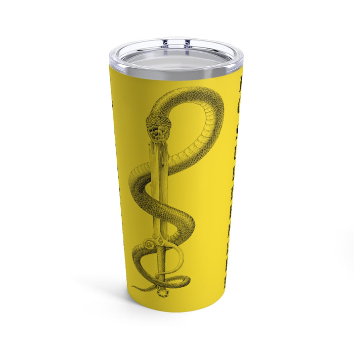 No Surrender Snake Eating Sword Tumbler Cup.