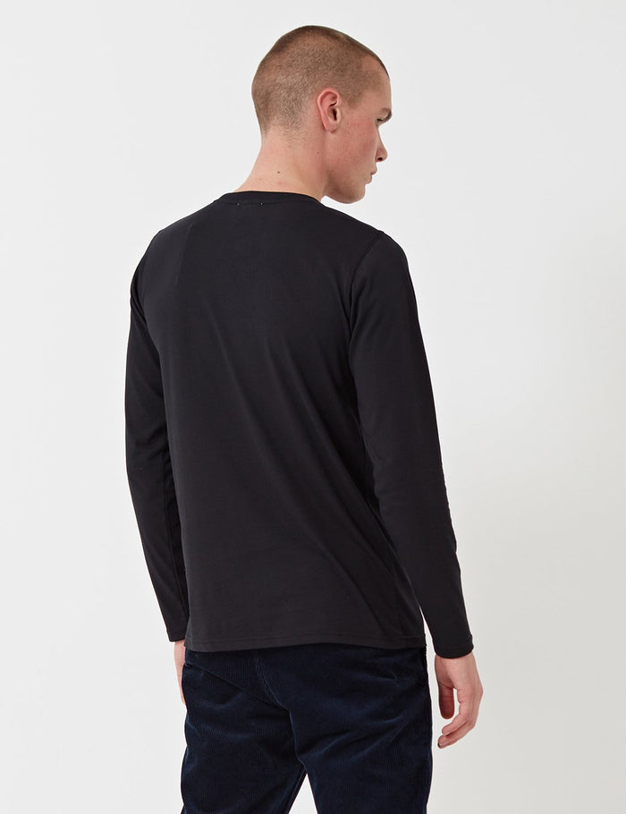 Norse Projects Niels Standard Long Sleeve T-Shirt - Black
