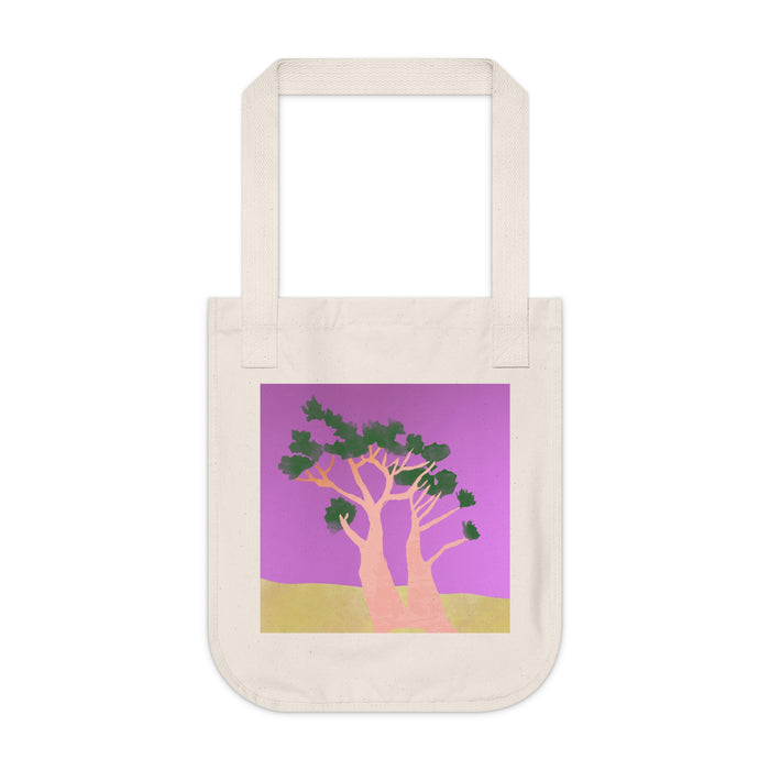 Organic Canvas Tote Bag, Tree