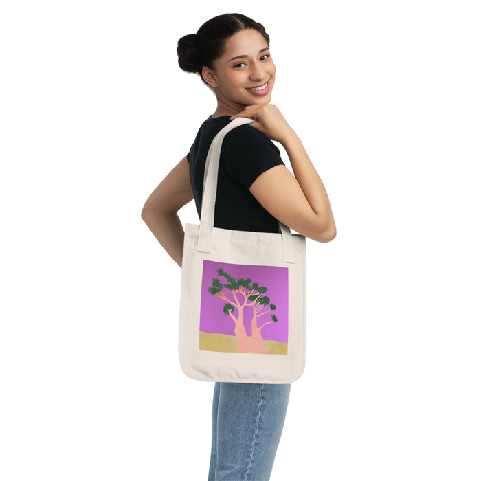 Organic Canvas Tote Bag, Tree