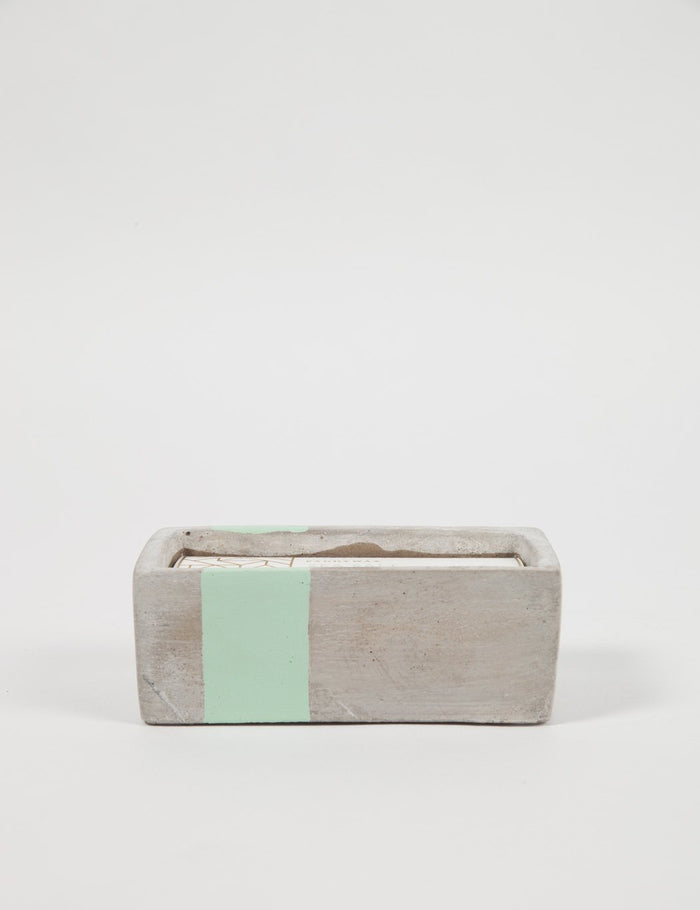 Paddywax Urban Concrete Rectangle Candle (8oz) - Sea Salt & Sage