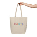 PARIS Canvas Shopping Tote