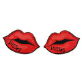 PASTIES LIPS KISSES NIPPLE COVERS 5 PAIR PASTIES