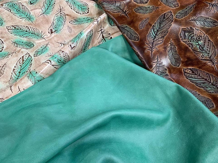 Turquoise leather pairing - Your Western Decor