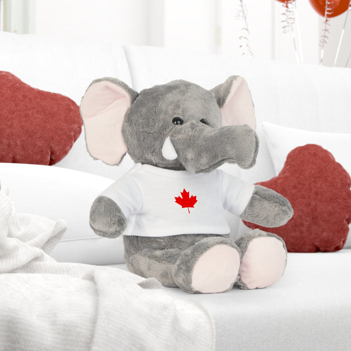 Plush Toy with a Canadian Shirt