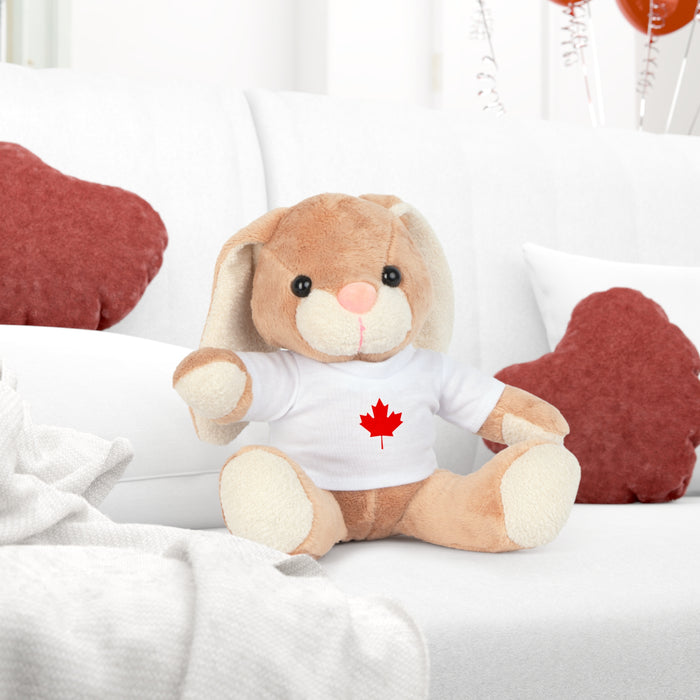 Plush Toy with a Canadian Shirt