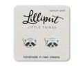Raccoon Earrings // Quirky Earrings