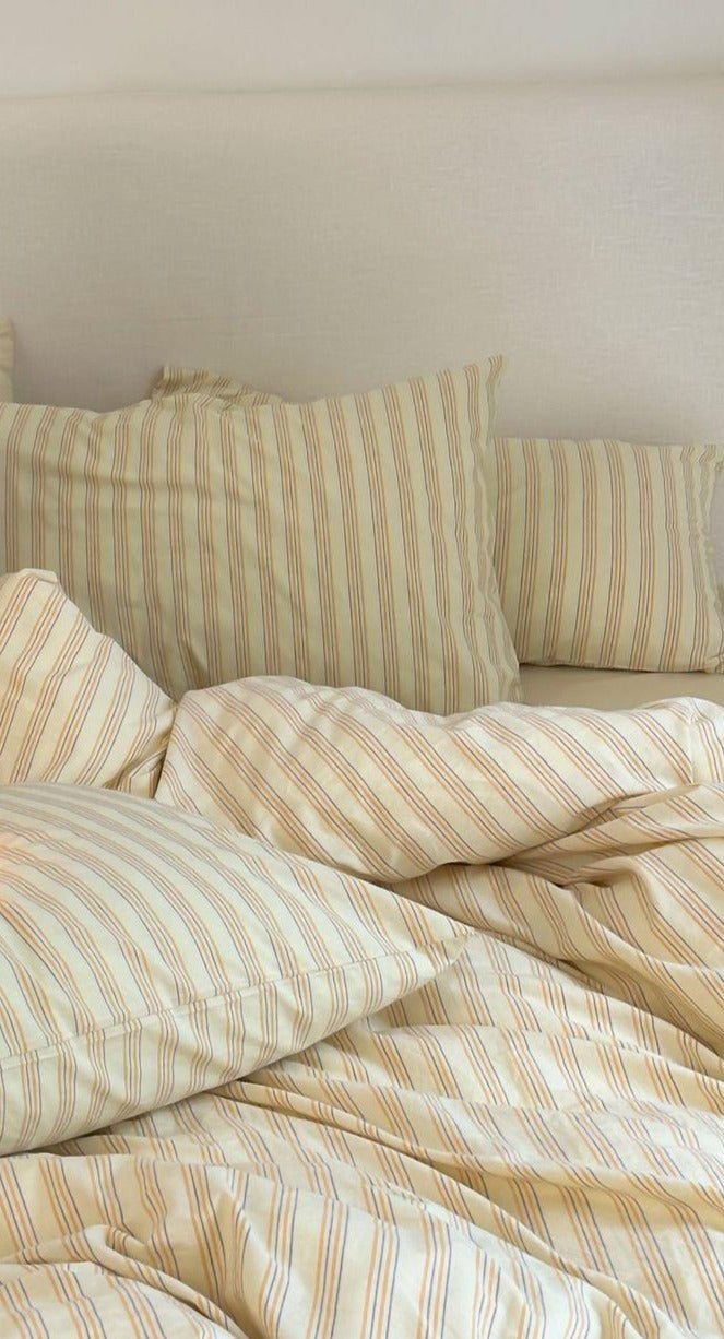 - Ever Lasting - Refreshing Stripe Pillowcases / Forest Green - Pillowcases - Ever Lasting