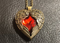 REIKI CHARGED! Beautiful Heart Angel Love - Protection Necklace