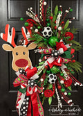 Reindeer - Whimsical - Christmas Wreath