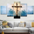 Religion Jesus God Cross Wall Art Frame Canvas Printing Decor