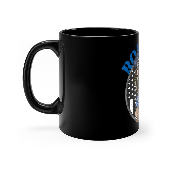 Road Dog Police Officer Pug Coffee Cup-Police Officer Mug.