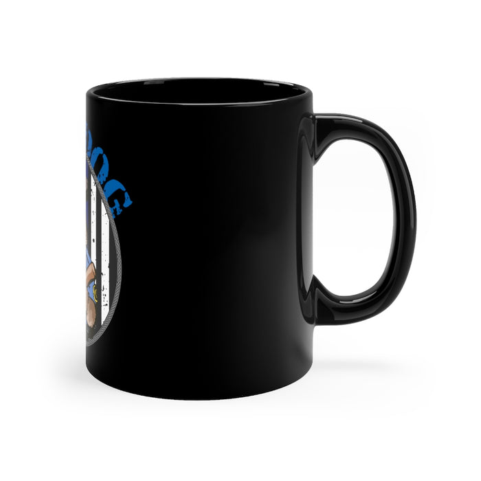 Road Dog Police Officer Pug Coffee Cup-Police Officer Mug.