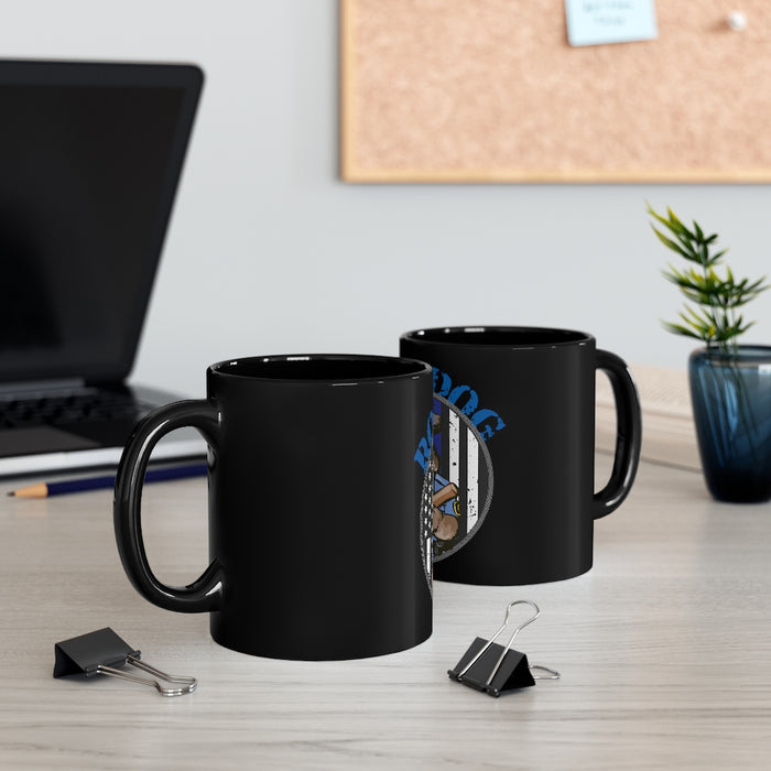 Road Dog Police Officer Pug Coffee Cup-Police Officer Mug.