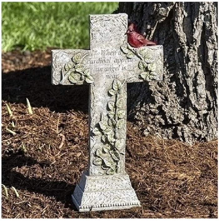 Roman Cardinal Memorial Cross 16" H   #13235  Free Shipping