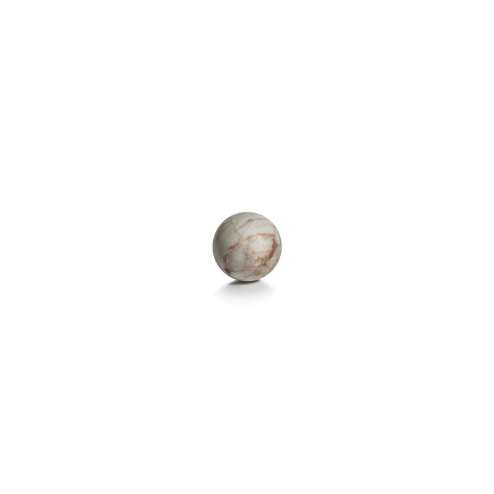 Rosso Verona Matte Marble Fill Ball - Decorative Accessories by Carlyle Avenue