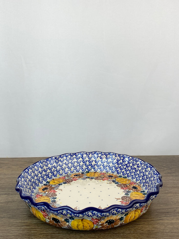 Ruffled Unikat Pie Plate / Round Baker - Shape 636 - Pattern U4741