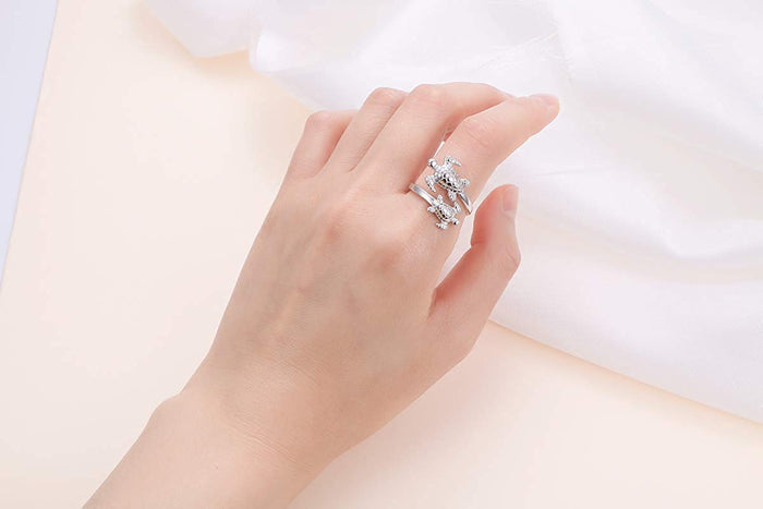 S925 Sterling Silver Turtle Ring