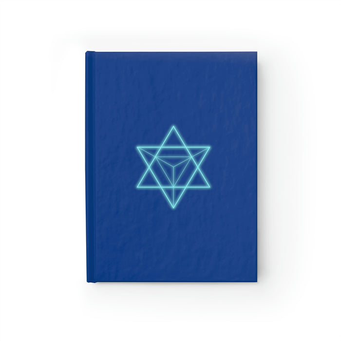 Sacred Geometry - Journal - Ruled Line - Blue Cover