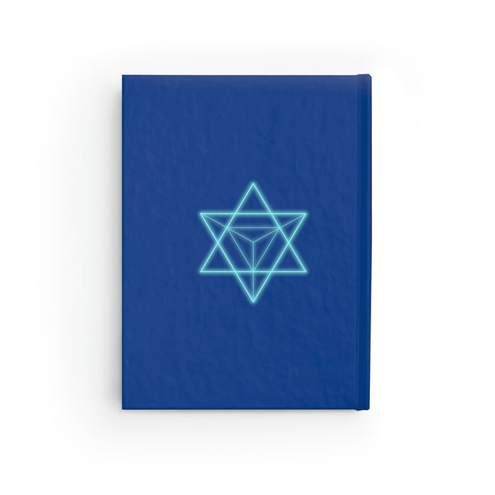 Sacred Geometry - Journal - Ruled Line - Blue Cover