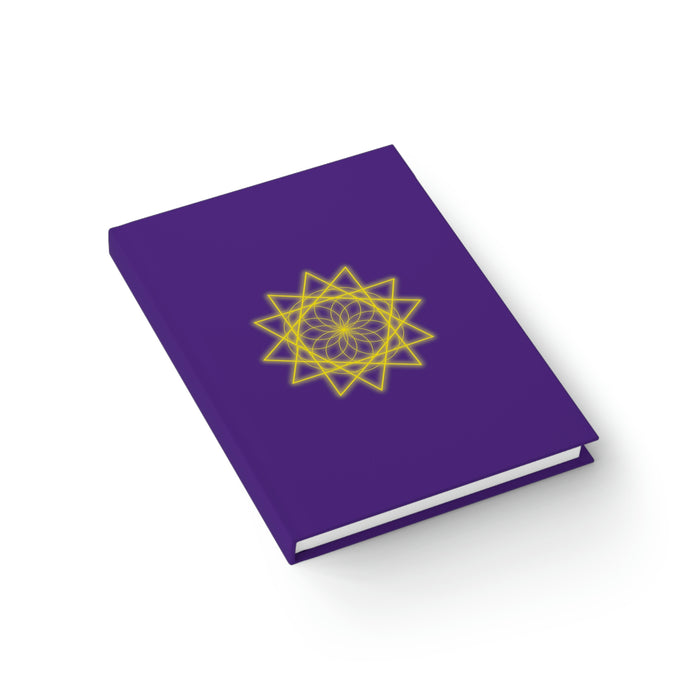 Sacred Geometry - Journal - Ruled Line - Purple Cover