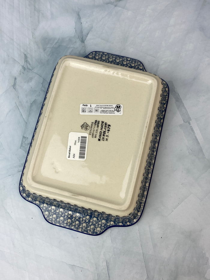 SALE Rectangular Baker with Handles - Shape A84 - Pattern 1734