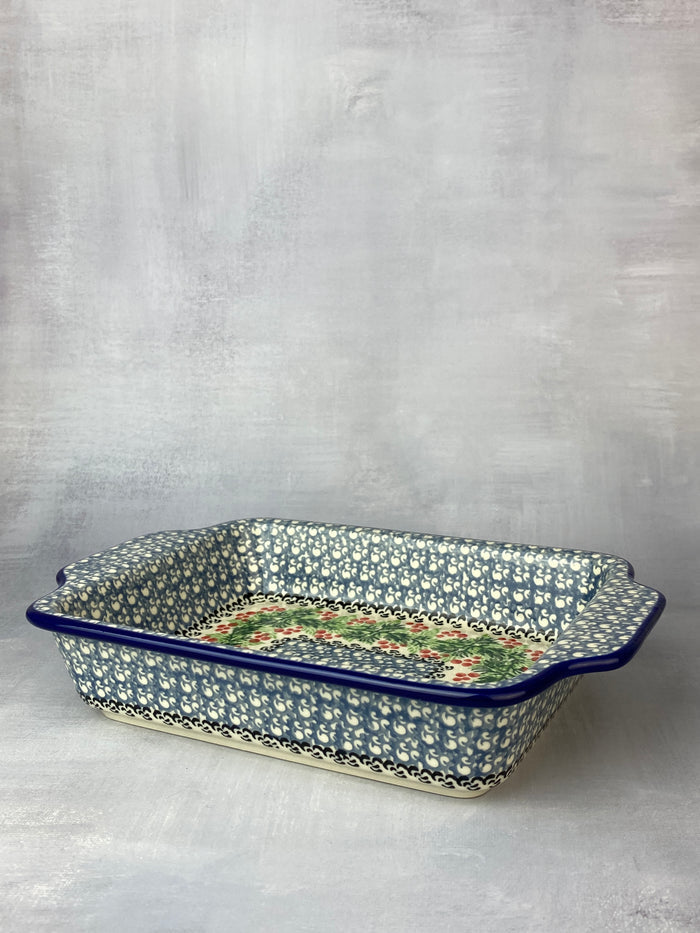 SALE Rectangular Baker with Handles - Shape A84 - Pattern 1734