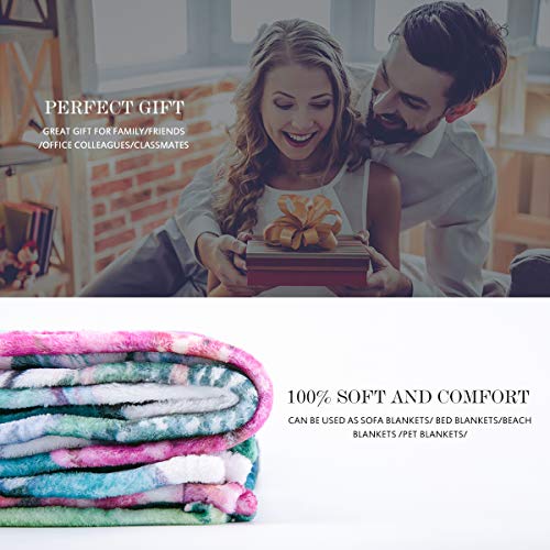 Sea Turtle Print Super Soft Throw Blanket 50x60in