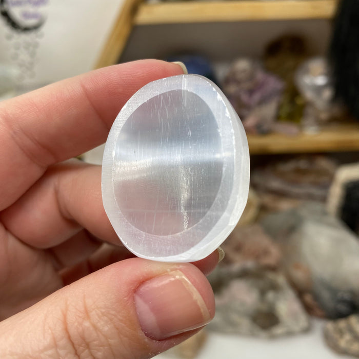 Selenite 1.5" Worry Stones