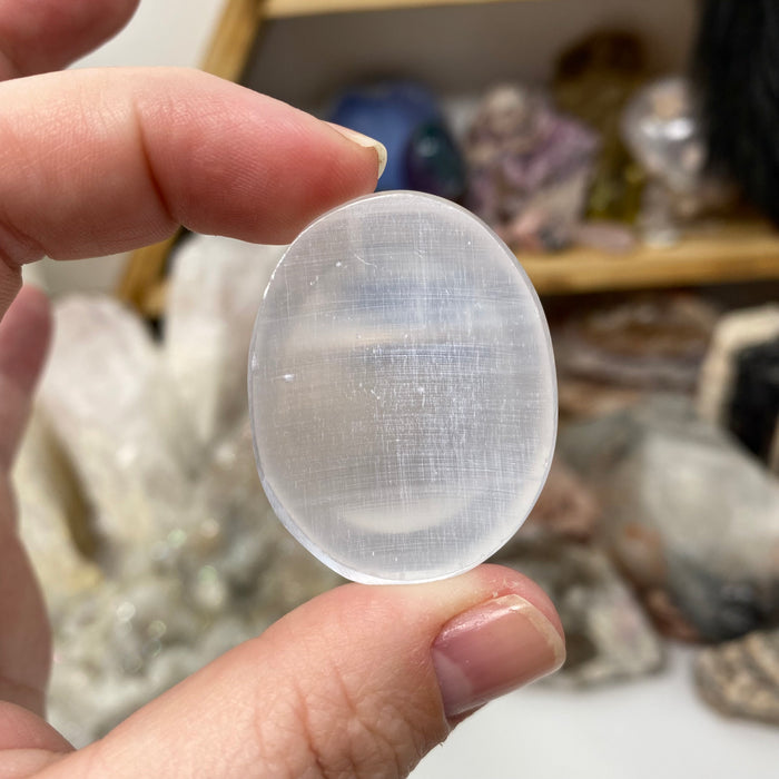 Selenite 1.5" Worry Stones