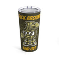 Self-Detonating Green Grenade 20oz Tumbler: The 'Fuck Around, Find Out' Edition
