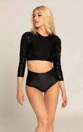 Short ULTRA GRIP  Leopard Black | Vive Pole | 24-48 Hrs