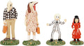 Snow Village Halloween Beetlejuice Trick or Treaters