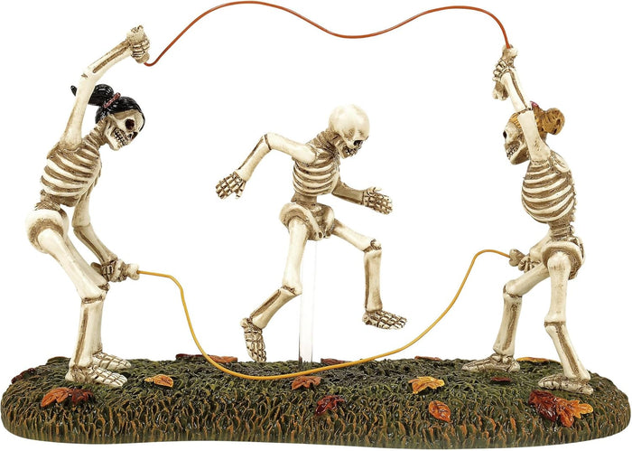 Snow Village Halloween Bones Double Dutch