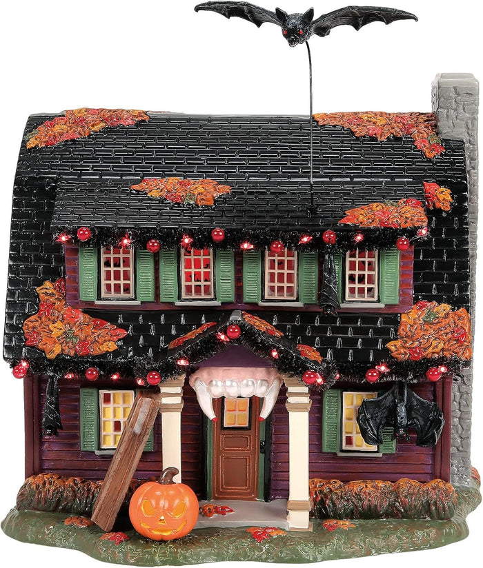 Snow Village Halloween The Vampire House