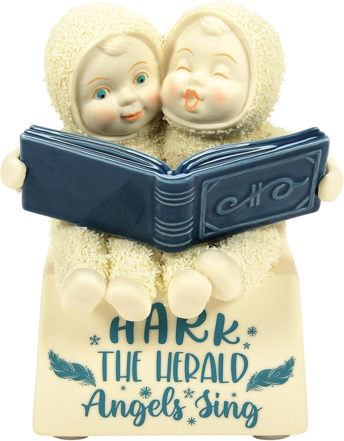 Snowbabies Midnight Clear Hark the Herald Angels Duet
