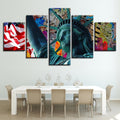 Statue Of Liberty Wall Art Frame Canvas Printing Decor