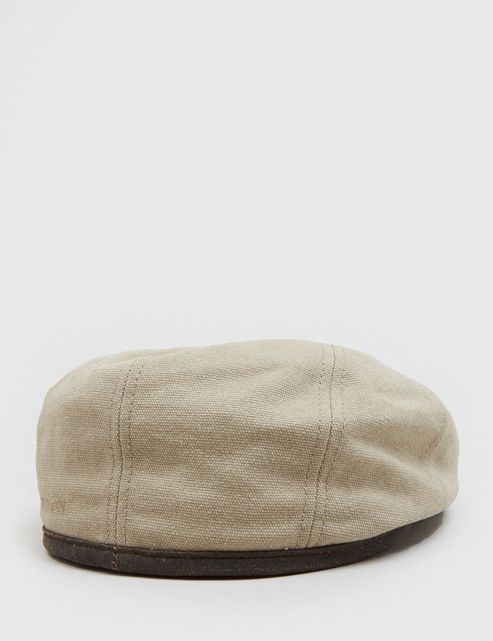 Stetson Hatteras Seward Newsboy Cap (Canvas) - Khaki