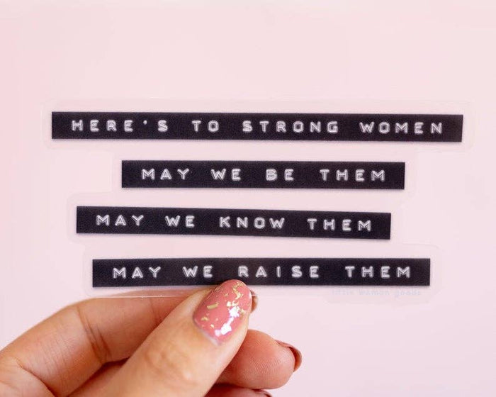Strong Women - Vinyl Sticker