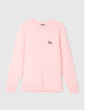 Stussy Basic Sweatshirt - Dusty Rose Pink