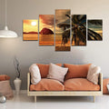 Sunset Clouds Seascape Wall Art Canvas Printing Decor - BlueArtDecor