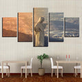 Sunset Cristo Christ Redeemer Wall Art Frame Canvas Printing Decor - BlueArtDecor