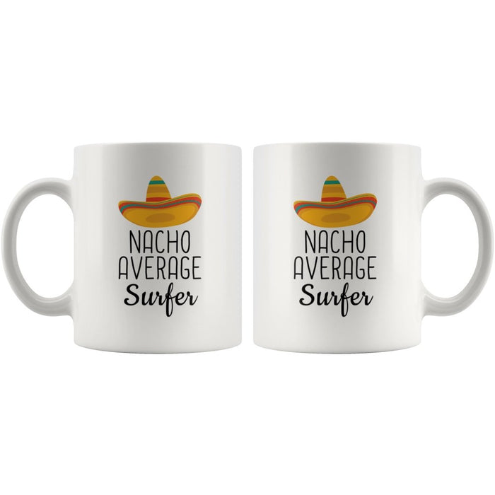 Surfing Gifts: Nacho Average Surfer Mug | Gifts for Surfer $14.99 | Drinkware