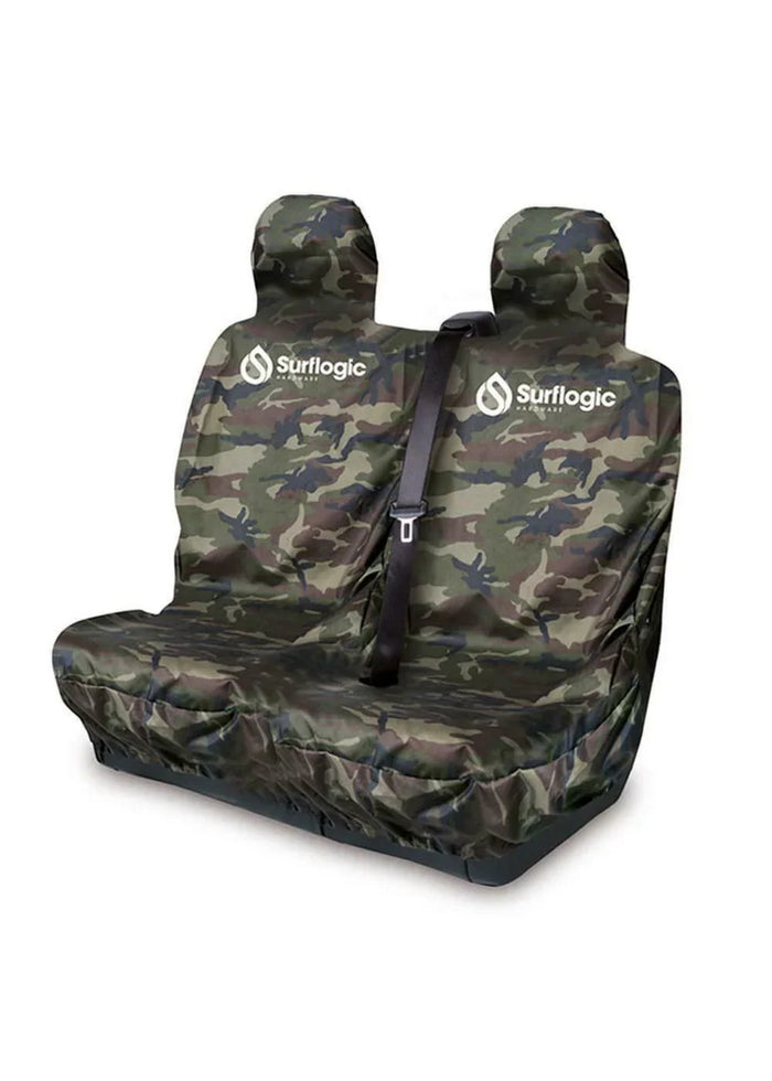 Surflogic Waterproof Car Seat Cover Double in camo design for two seats