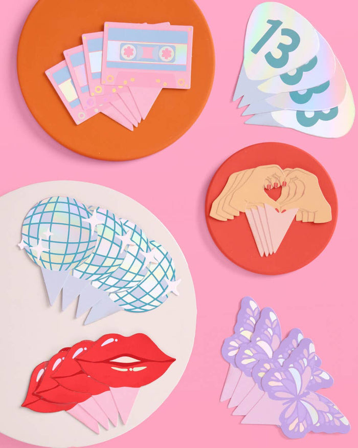 Swiftie Party I'm the Problem Cupcake Toppers (24pc) - bubblegum market