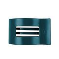 Teal With It Large Flat Rectangle Hair Clip