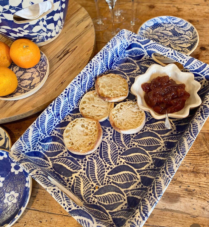 Terrafirma Ceramics Buffet Tray (Cobalt, Charcoal)