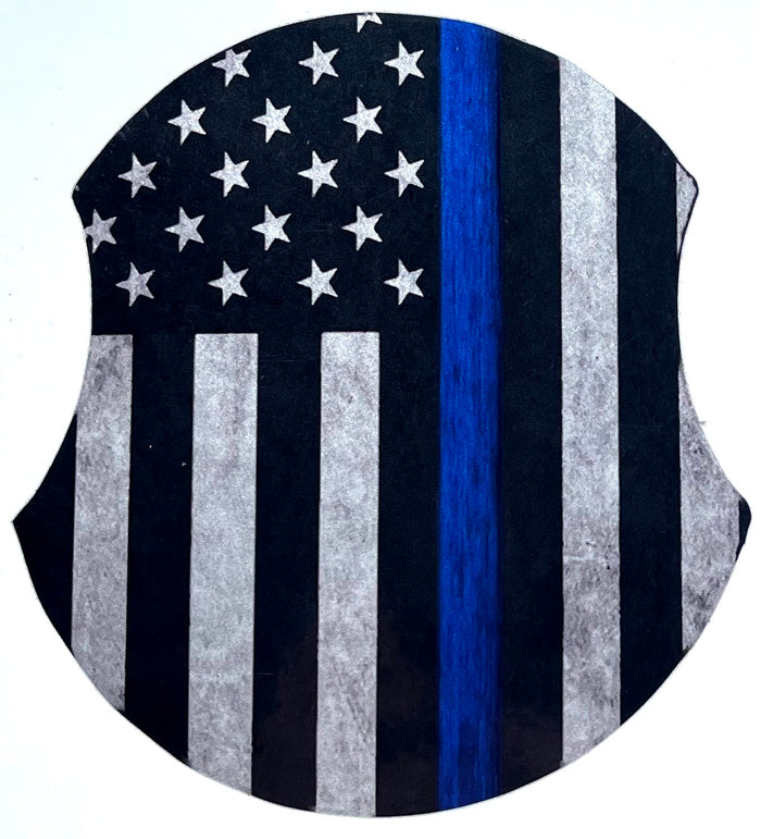 Thin Blue Line Decal-Flag.